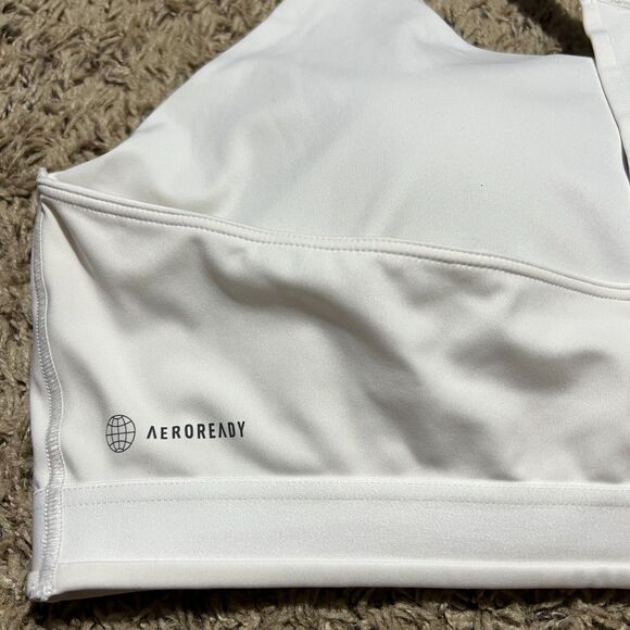 Adidas Plus Size 3X Training Medium Support Better 3-Stripes Bra NWT - Flaw - Picture 5 of 11